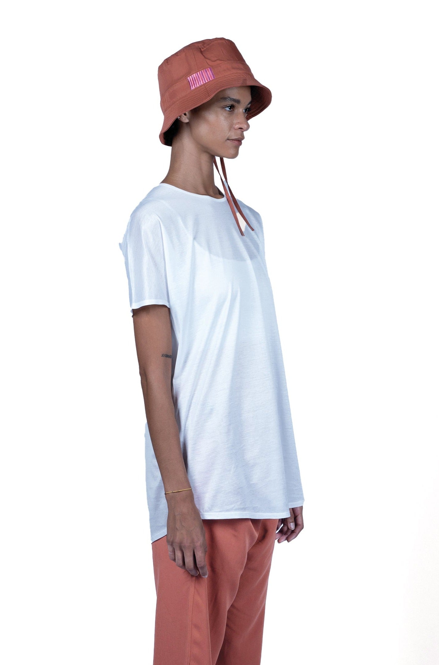 WHITE T-SHIRT | MERCERIZED COTTON