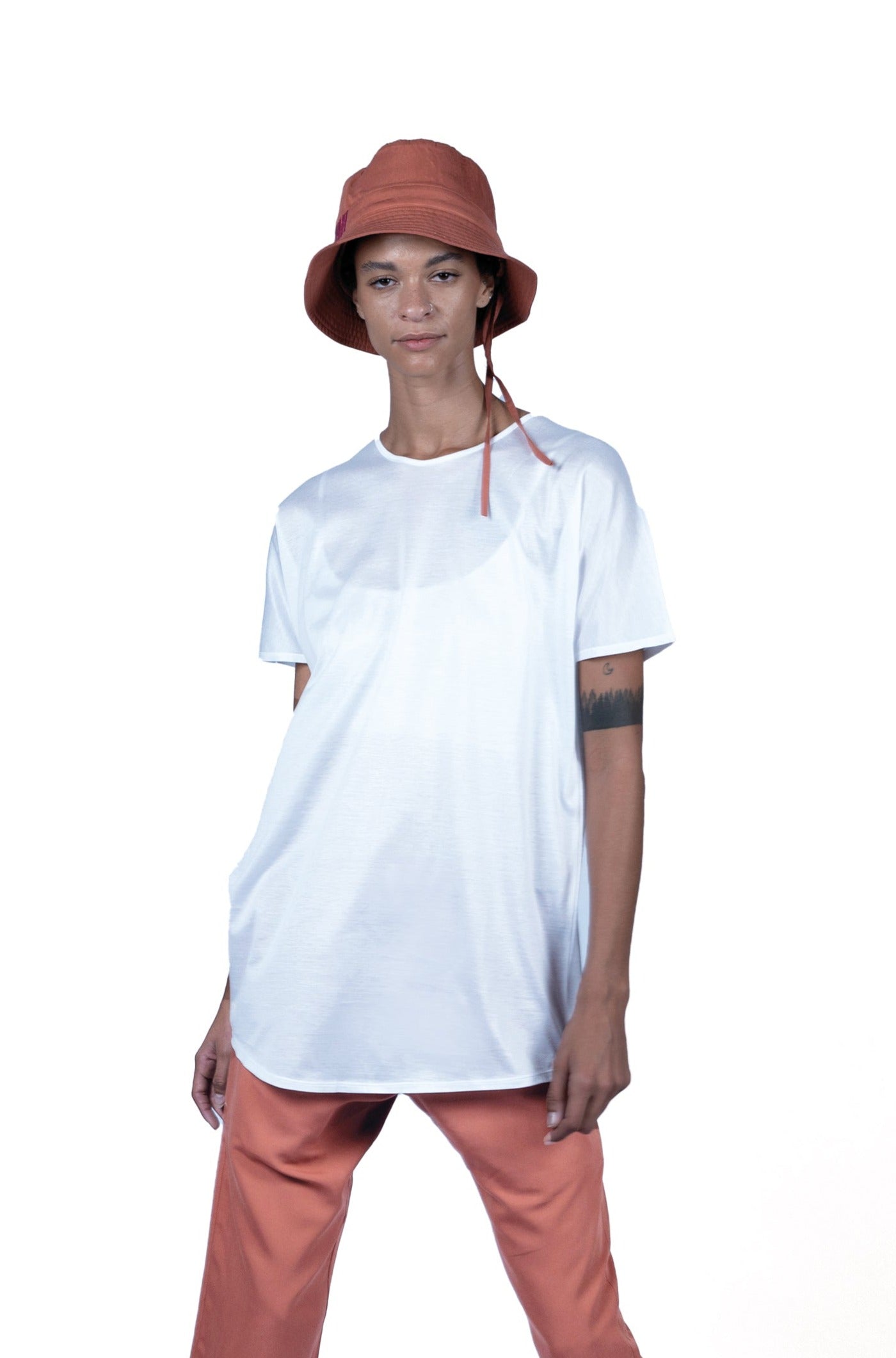 WHITE T-SHIRT | MERCERIZED COTTON