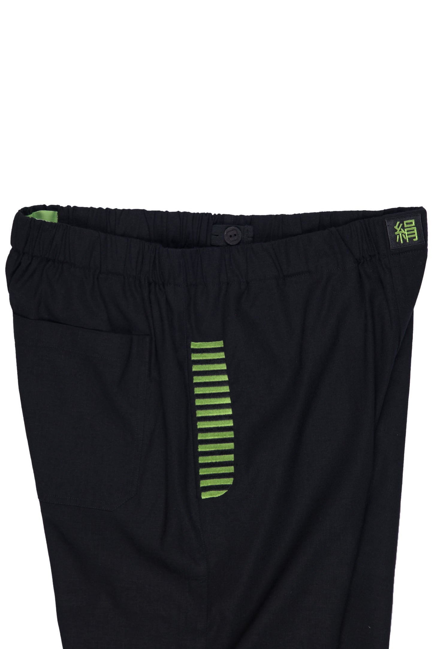 BLACK LINEN PANTS | ADJUSTABLE | CUSTOMIZED REVERSIBLE HEMS