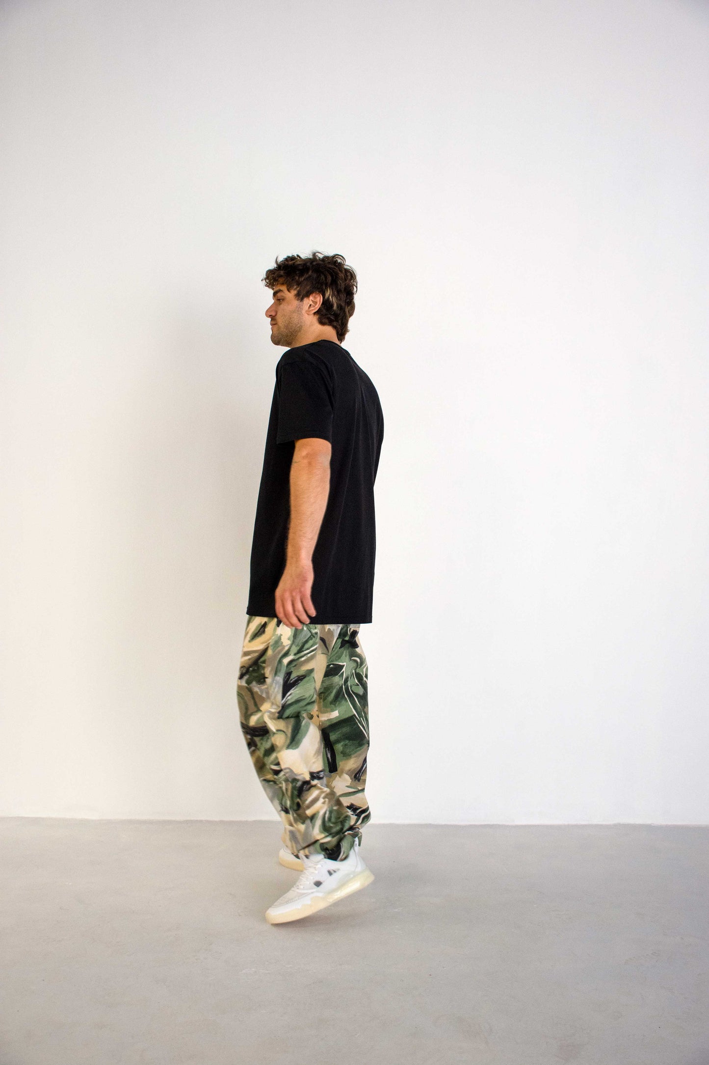 PRINTED CUSTOMIZED COTTON TROUSERS