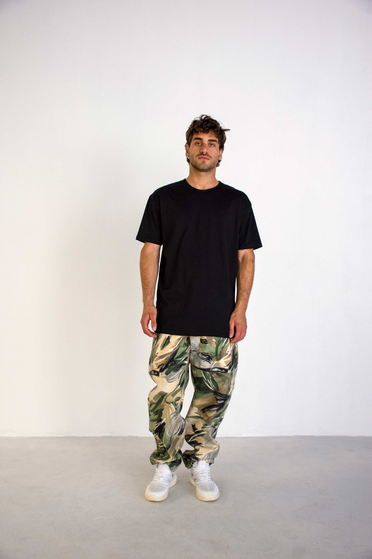 PRINTED CUSTOMIZED COTTON TROUSERS