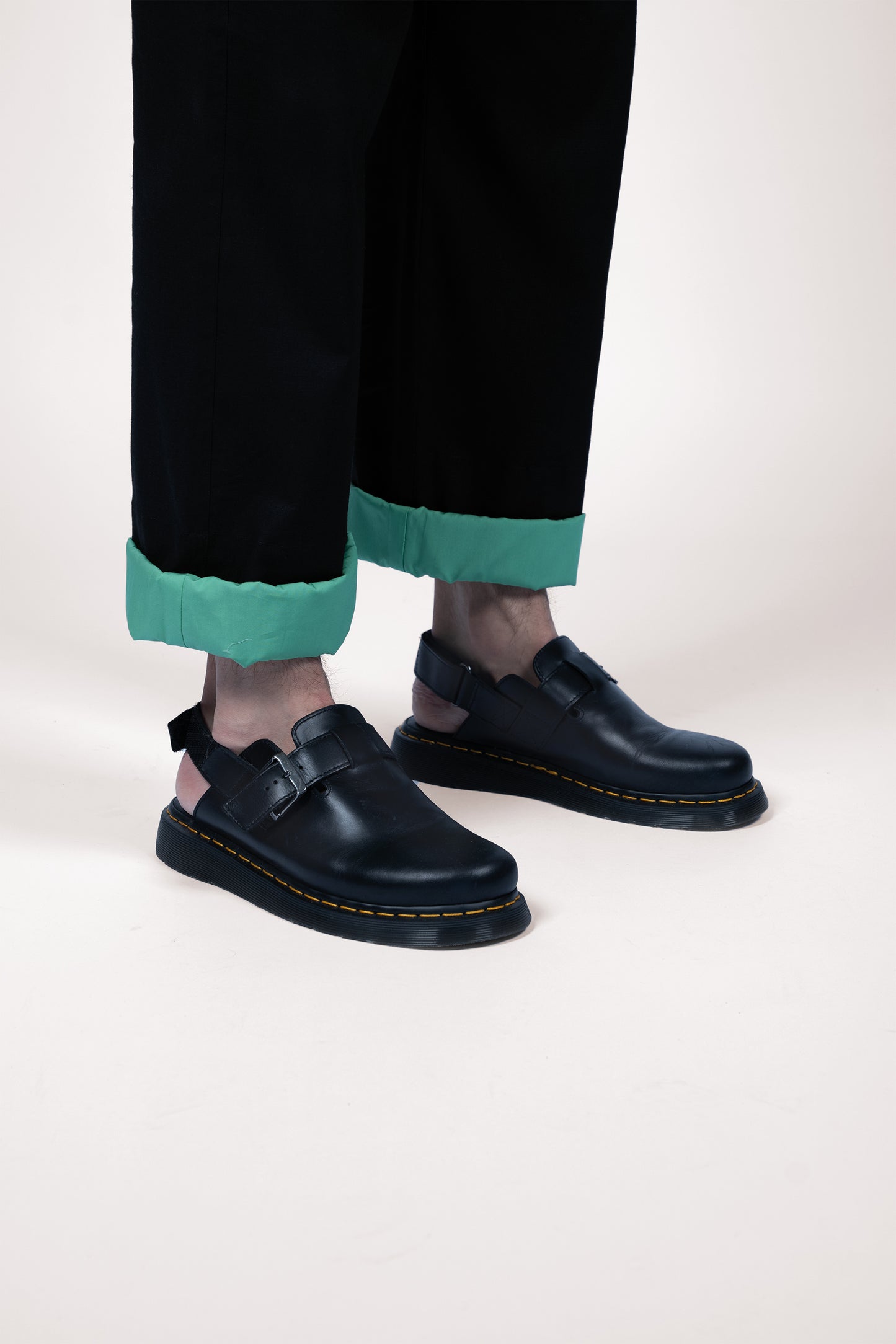 BLACK LINEN PANTS | ADJUSTABLE | CUSTOMIZED REVERSIBLE HEMS