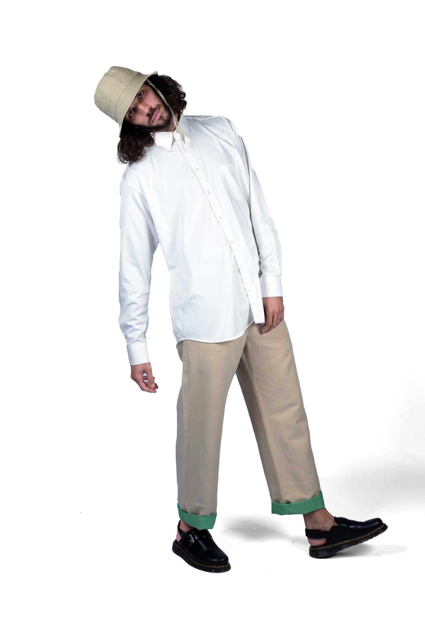 BUCKET HAT | BEIGE IRISH LINEN