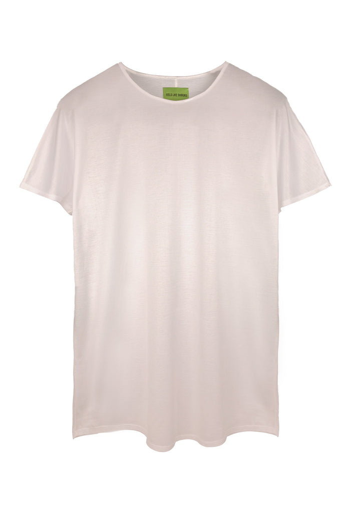 WHITE T-SHIRT  MERCERIZED COTTON – Feelslikeshiruku