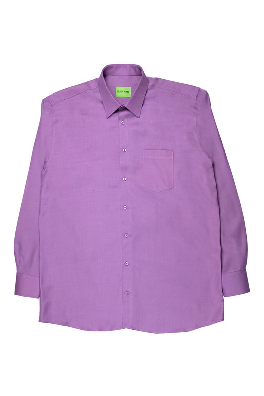 OVERSIZED MAUVE BUTTONED SHIRT | LINEN WITH SILK