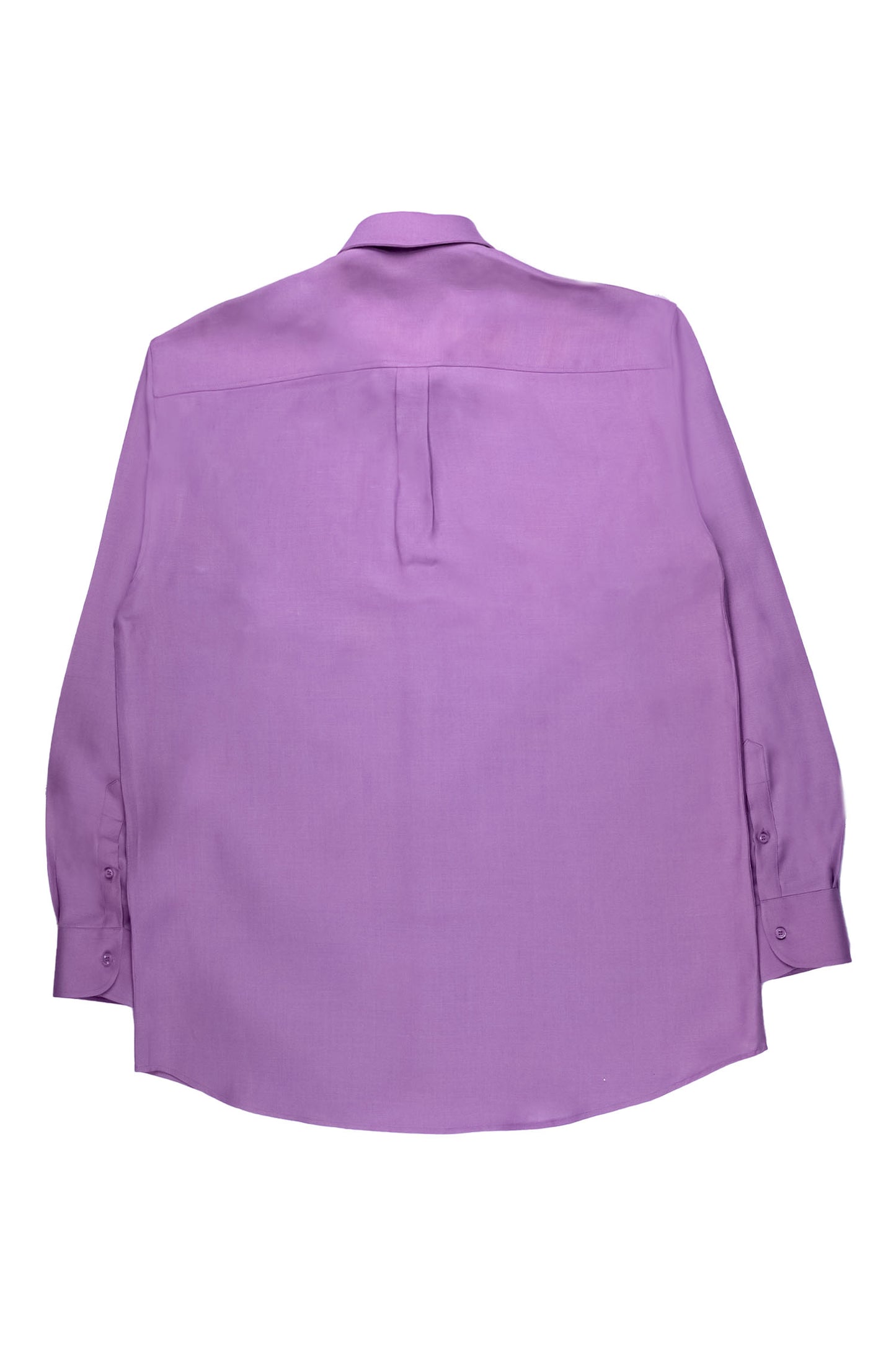 OVERSIZED MAUVE BUTTONED SHIRT | LINEN WITH SILK
