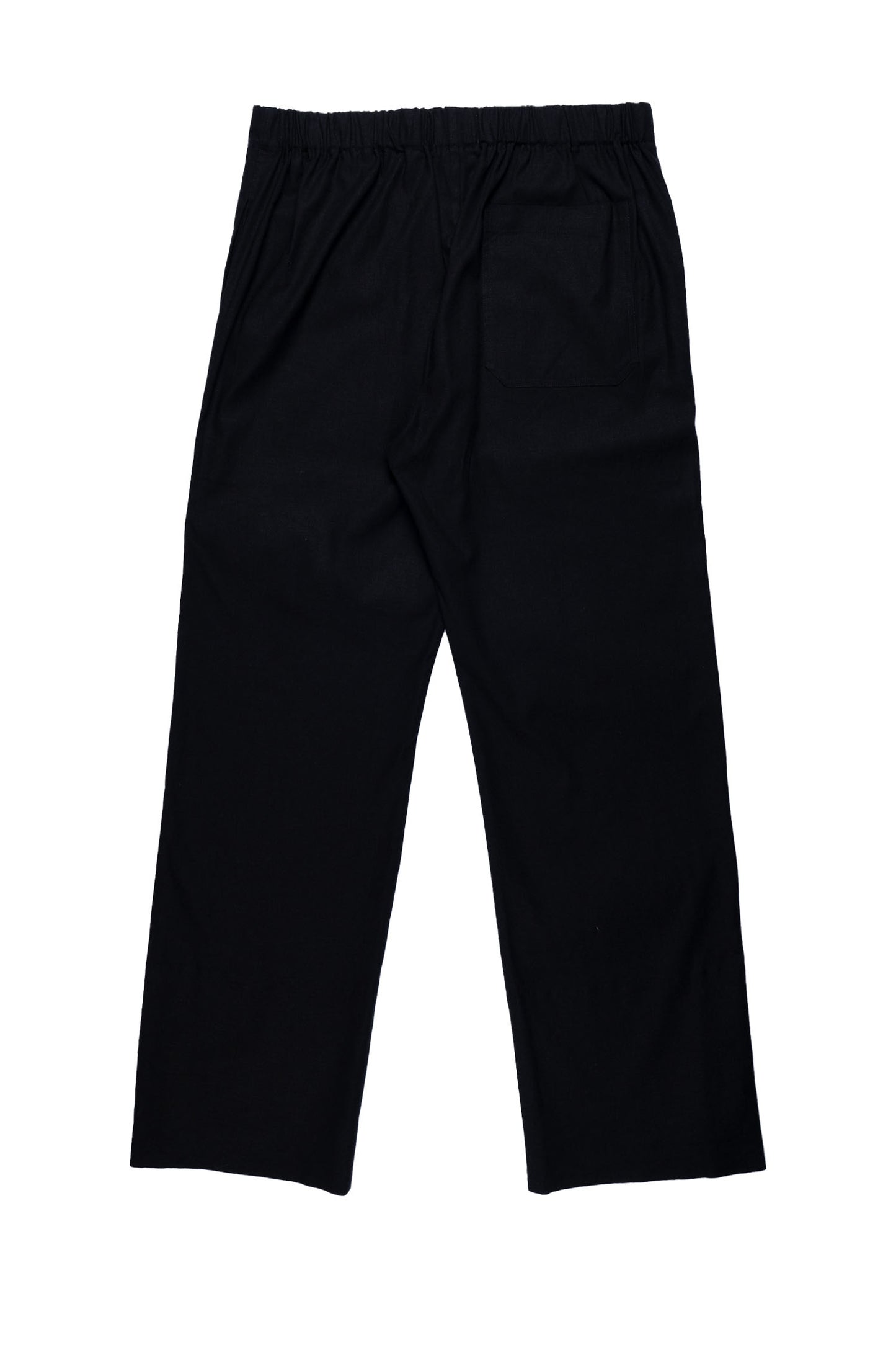 BLACK LINEN PANTS | ADJUSTABLE | CUSTOMIZED REVERSIBLE HEMS