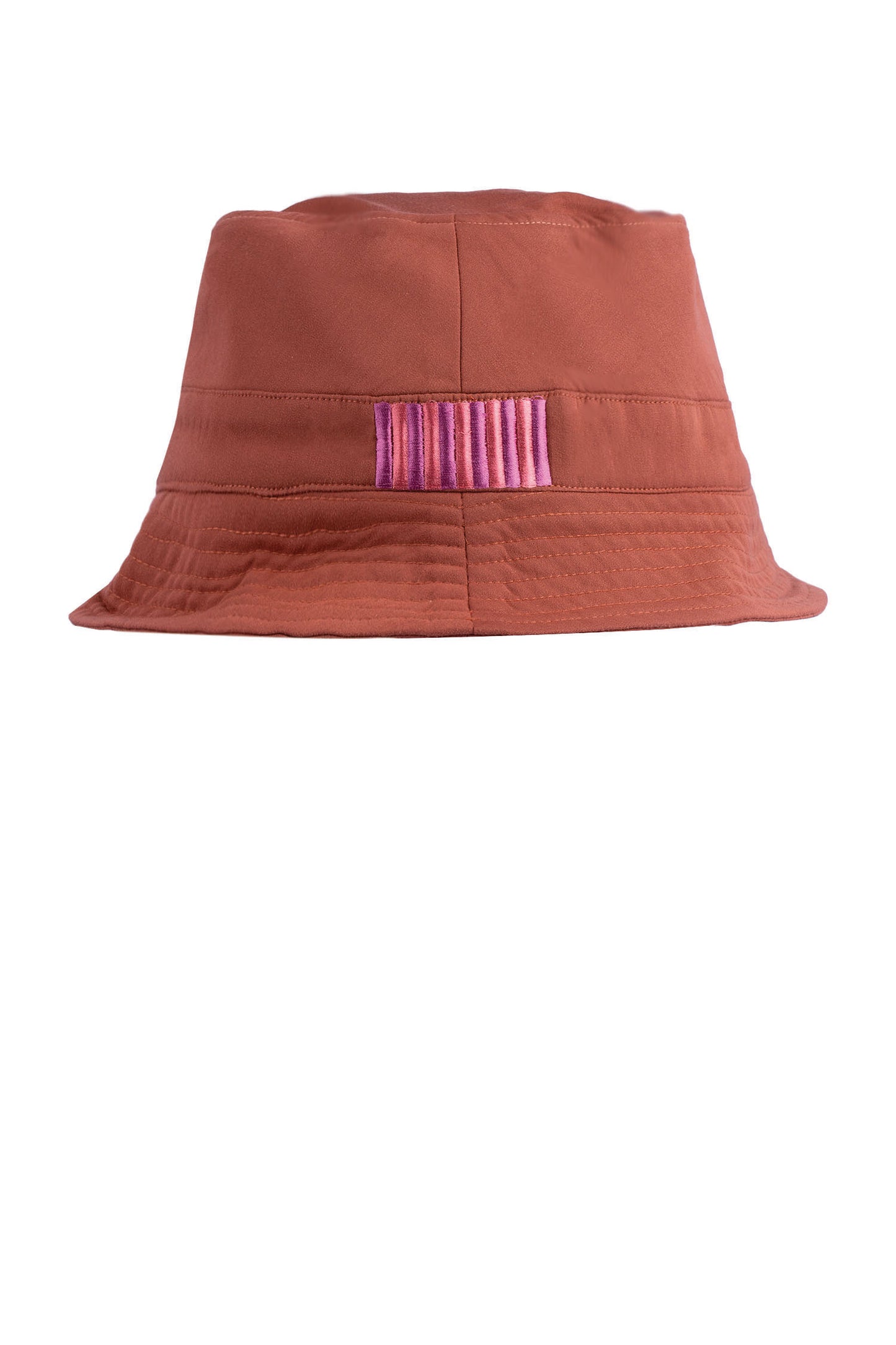 BUCKET HAT | AMETHYST PINK ITALIAN CUPRO | NATURAL FABRIC