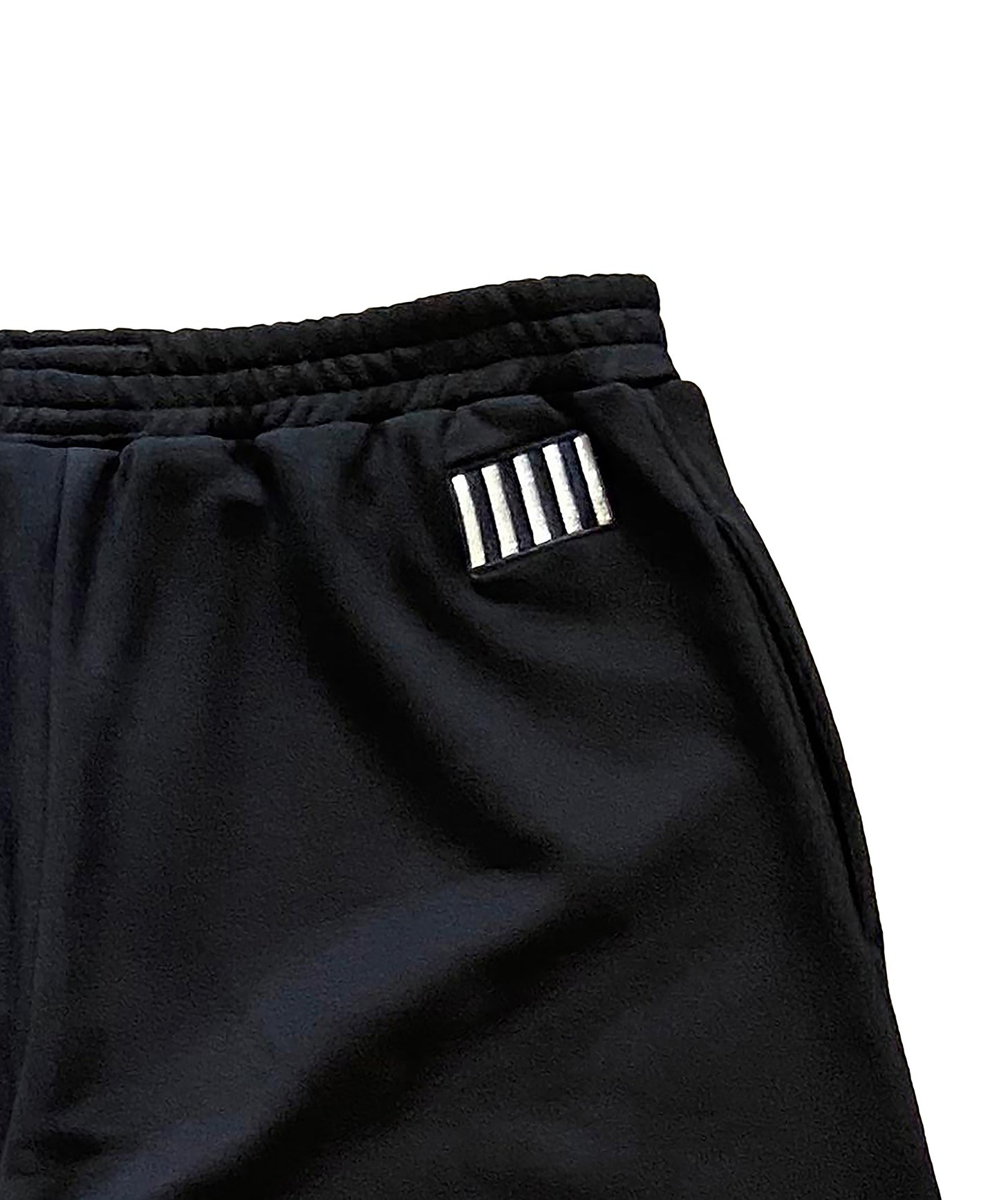 FLS SIDE TAPE COTTON KNITTED SWEATPANTS WITH CUSTOM RECTANGLE EMBROIDERY BGY