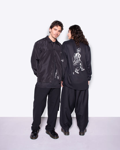 REVERSIBLE SILK COTTON TOP WITH VELVET REVERSED SIDE X AB CHROMOSOME DRAWING