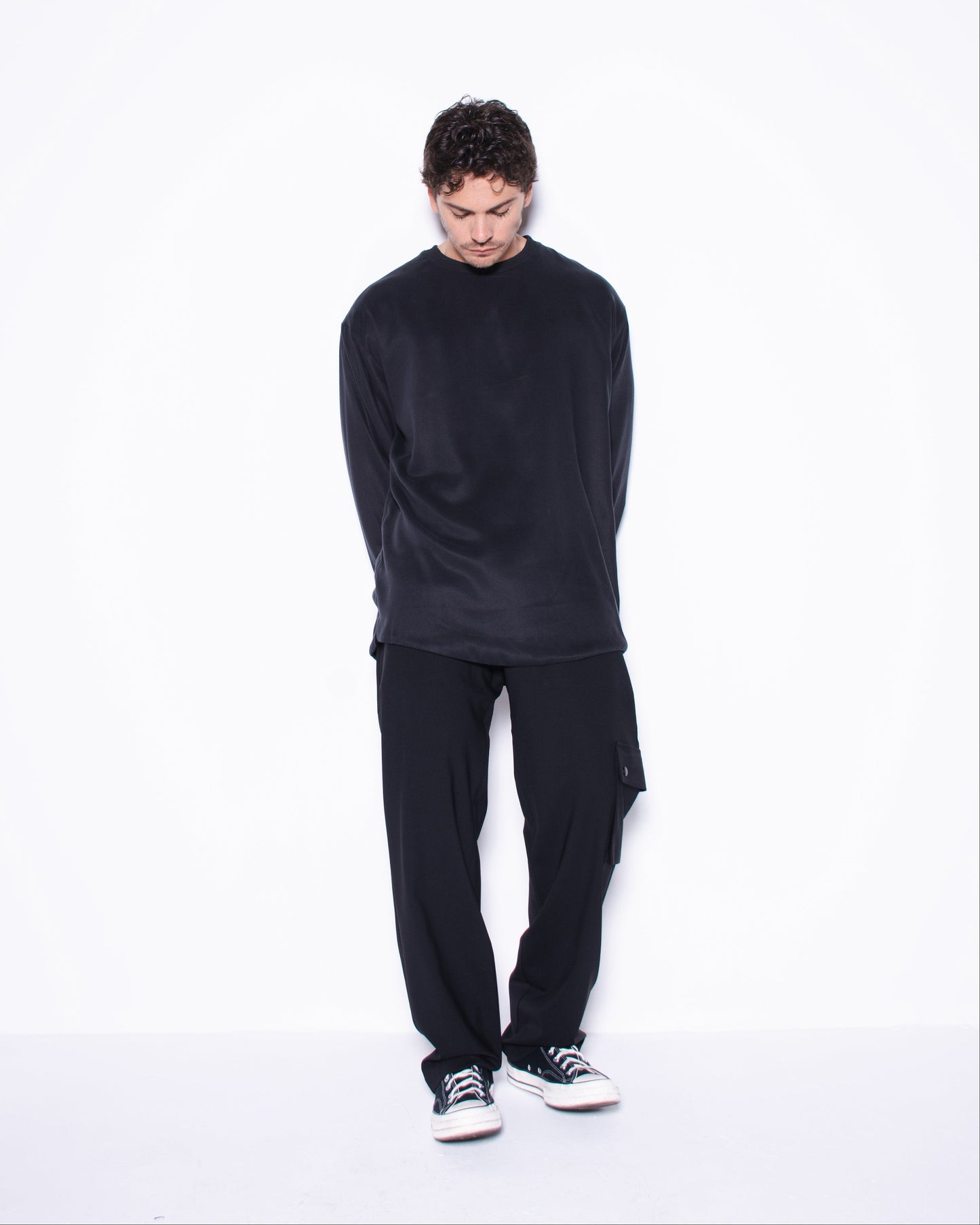 REVERSIBLE SILK COTTON TOP WITH VELVET REVERSED SIDE X AB CHROMOSOME DRAWING