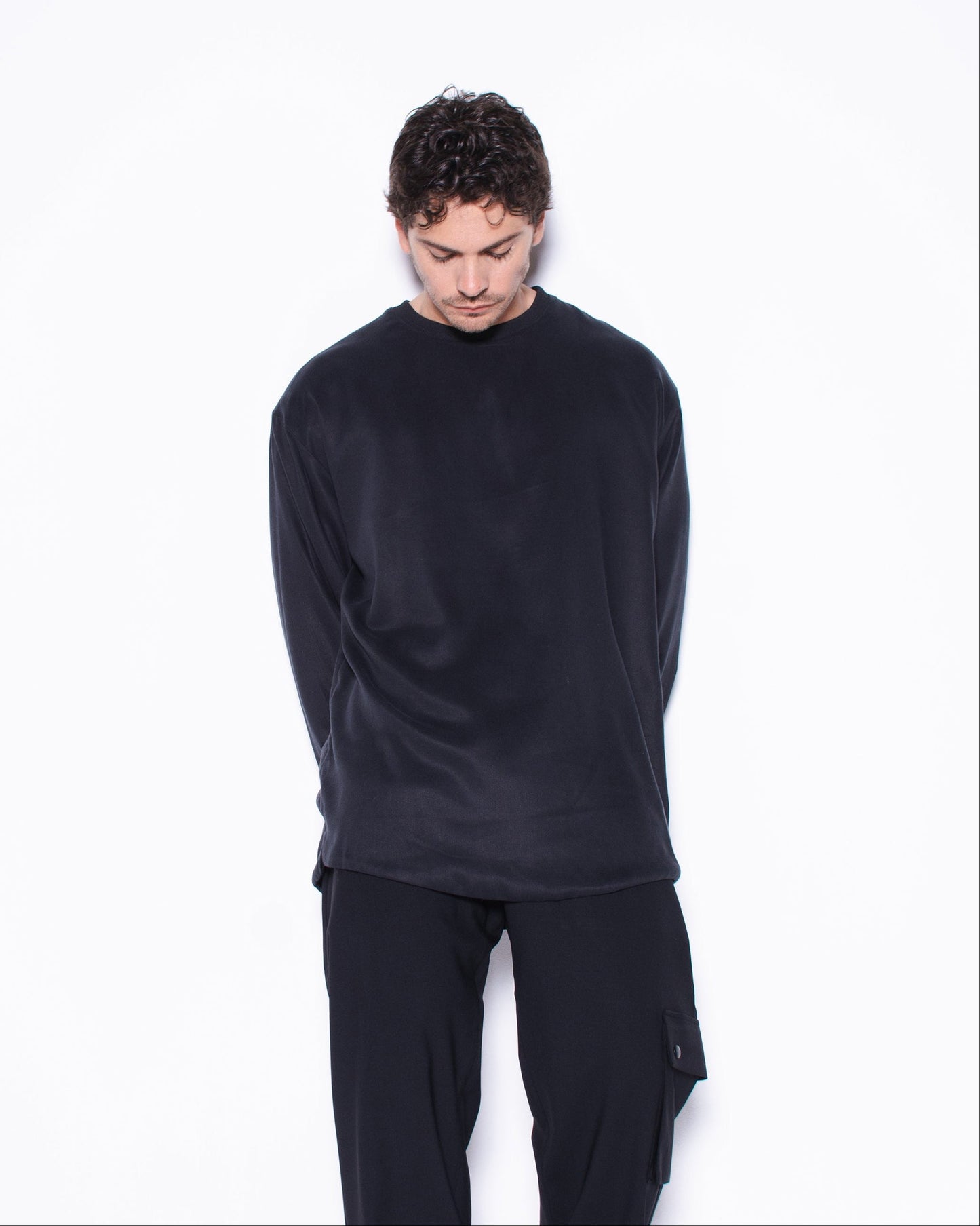 REVERSIBLE SILK COTTON TOP WITH VELVET REVERSED SIDE X AB CHROMOSOME DRAWING