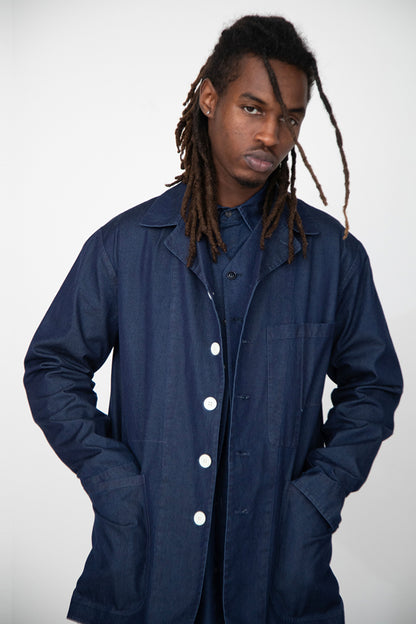 INDIGO DYED ITALIAN DENIM JACKET