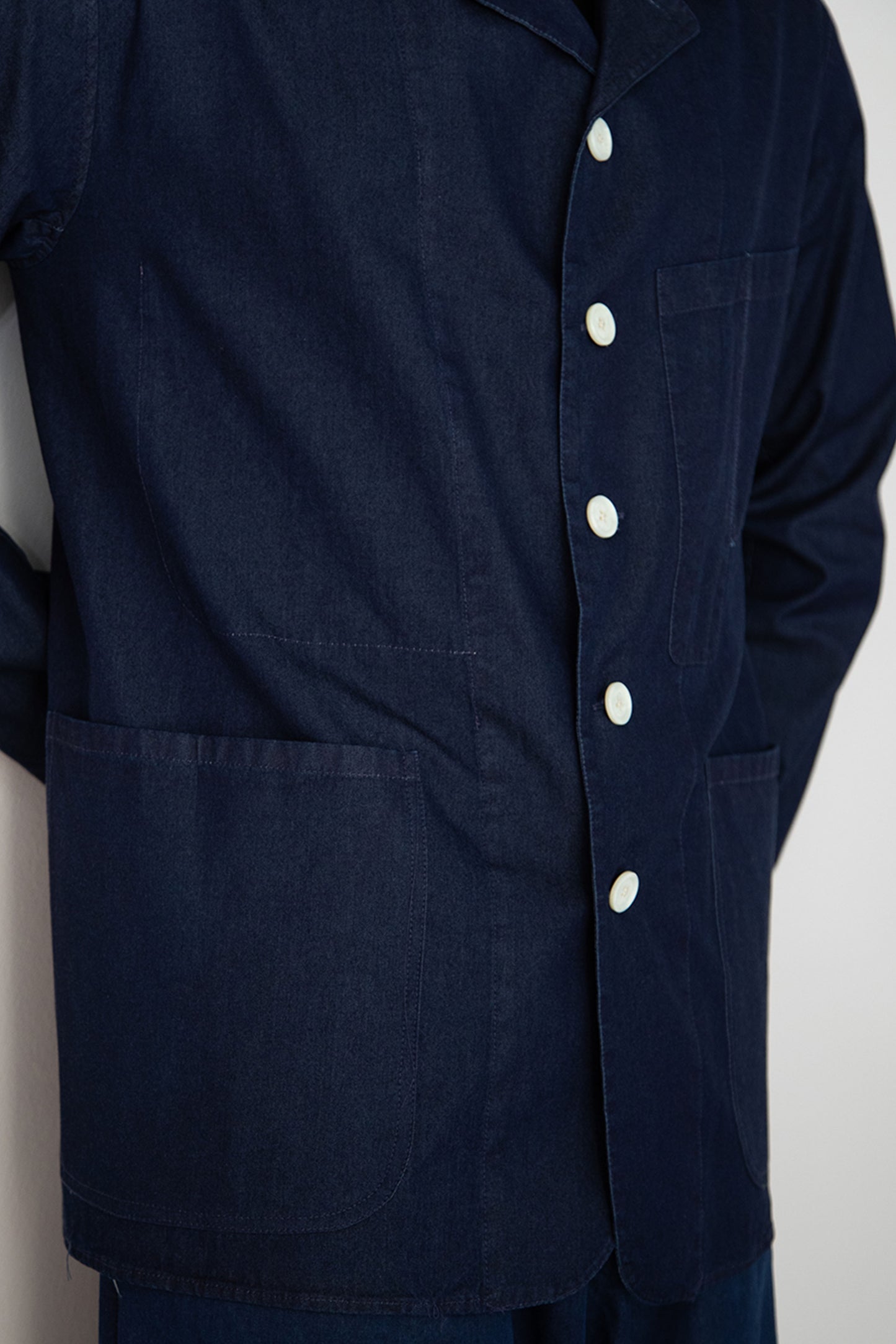 INDIGO DYED ITALIAN DENIM JACKET
