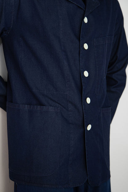 INDIGO DYED ITALIAN DENIM JACKET