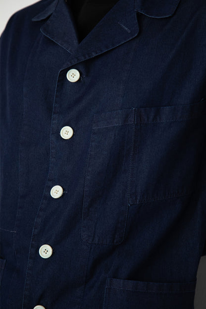 INDIGO DYED ITALIAN DENIM JACKET