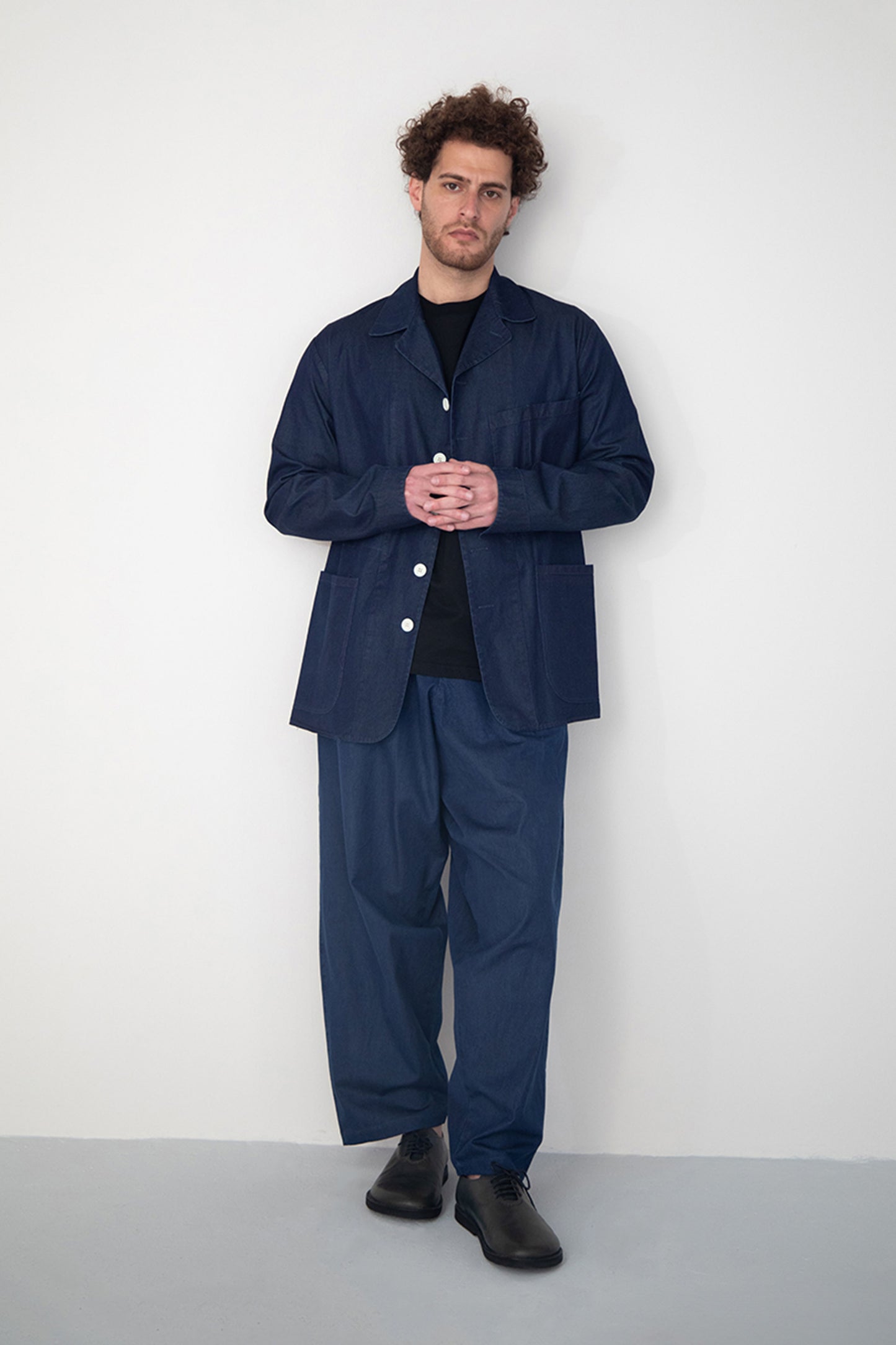 INDIGO DYED ITALIAN DENIM JACKET
